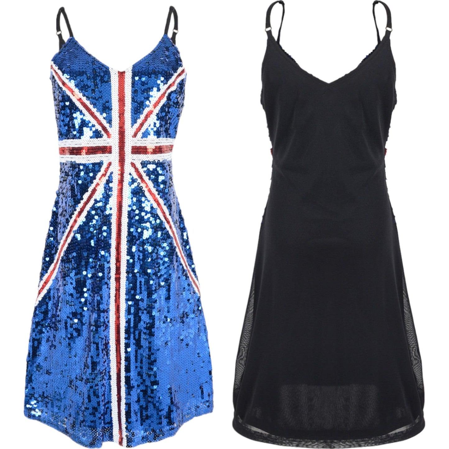 British Power Sequin UK Dress