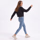 Starfish Applique Button Front V Neck Knit Cardigan Sweater