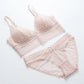 Lace Longline Bralette and Matching Panty Two Piece Lingerie Set