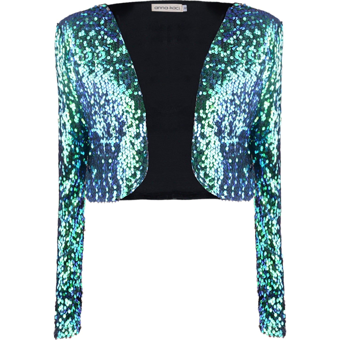 Sequin Bedazzled Long Sleeve Bolero