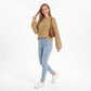 V Neck Textured Knit Pullover Sweater with Long Sleeves