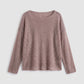 Sheer Loose Knit Long Sleeve Sweater