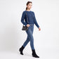 Cable Knit Crewneck Pullover Sweater