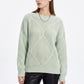 Geometric Textured Crewneck Pullover Sweater