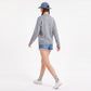 Argyle Polo Collar Button Front Long Sleeve Knit Sweater