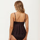 Maternity Tankini Swimsuit with Seashell Accent and Adjustable Straps