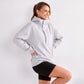 Snap Button Hooded Long Sleeve Pullover Sweatshirt