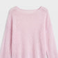 Sheer Loose Knit Long Sleeve Sweater