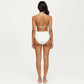 Maternity 3-Pcs Bikini Set with Triangle Top, High-Waisted Bottom, and Matching Skirt Wrap