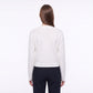 V Neck Decorative Gold Button Knit Cardigan Sweater