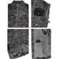 Oversize Distressed Sleeveless Denim Vest