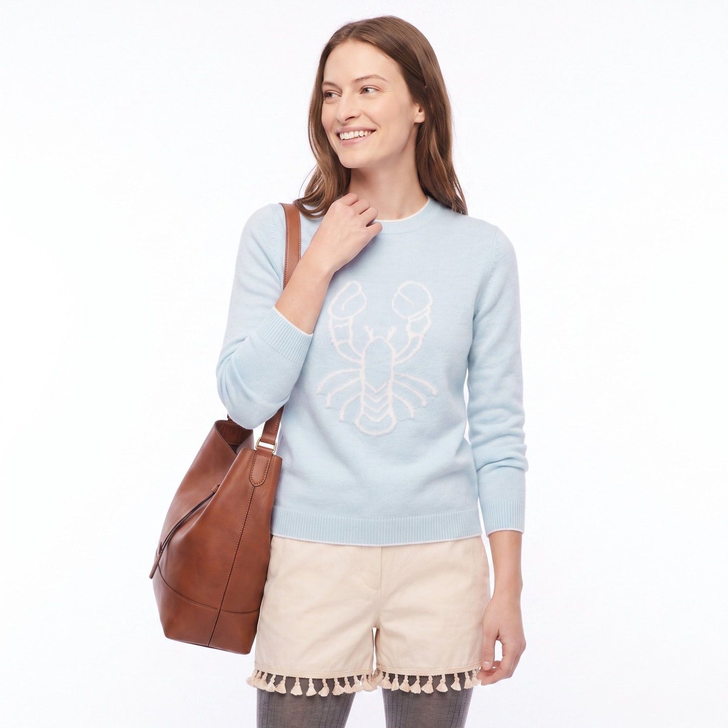 Graphic Crewneck Long Sleeve Sweater