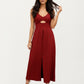 Sleeveless Maxi Dress with Cutout Front and Smocked Back