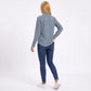 Textured Button Front Long Sleeve Shirt with Chest Pocket