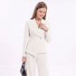 Shawl Collar Blazer and Straight Leg Pants Two Piece Suit Set