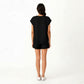 2-Piece Set Short Sleeve V Neck Top and Drawstring Shorts with Pockets Relaxed Fit Lounge Set