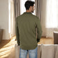 Men's Long Sleeve Polo Shirt Spread Collar Relaxed Fit