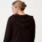 Plus Size Long Sleeve Hooded Maxi Dress with Relaxed Fit Silhouette and Soft Flowy Hem