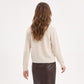 Single Button Open Front Knit Cardigan