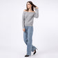 Off Shoulder Ribbed Knit Pullover Sweater
