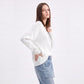 Oversized V Neck Longline Knit Pullover Sweater
