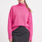 Relaxed Fit Turtleneck Pullover Sweater
