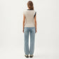 Sleeveless Colorblock Knit Vest with Button Front and Ribbed Trim