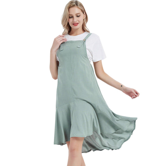 Flounce Apron Chic Dress