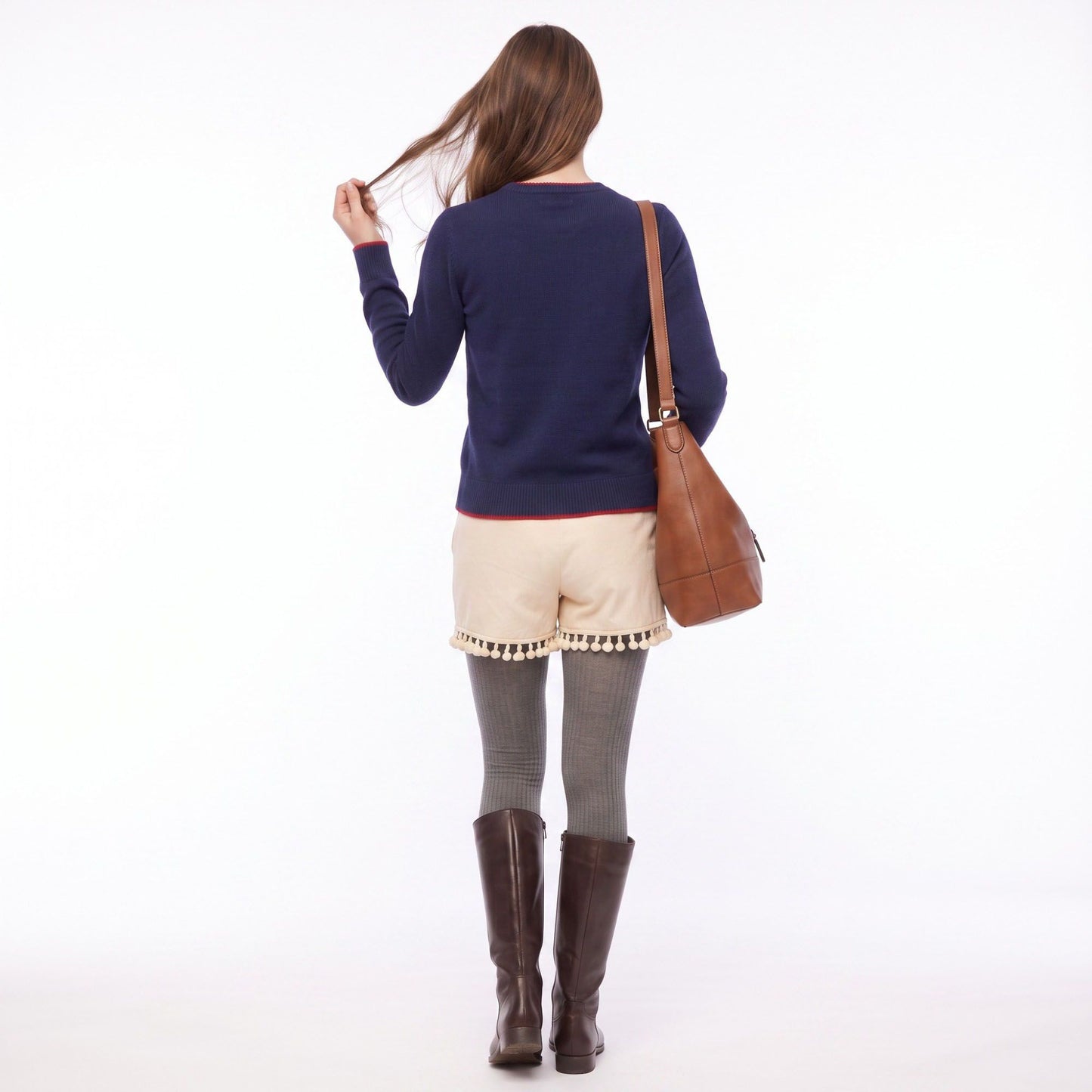 Graphic Crewneck Long Sleeve Sweater