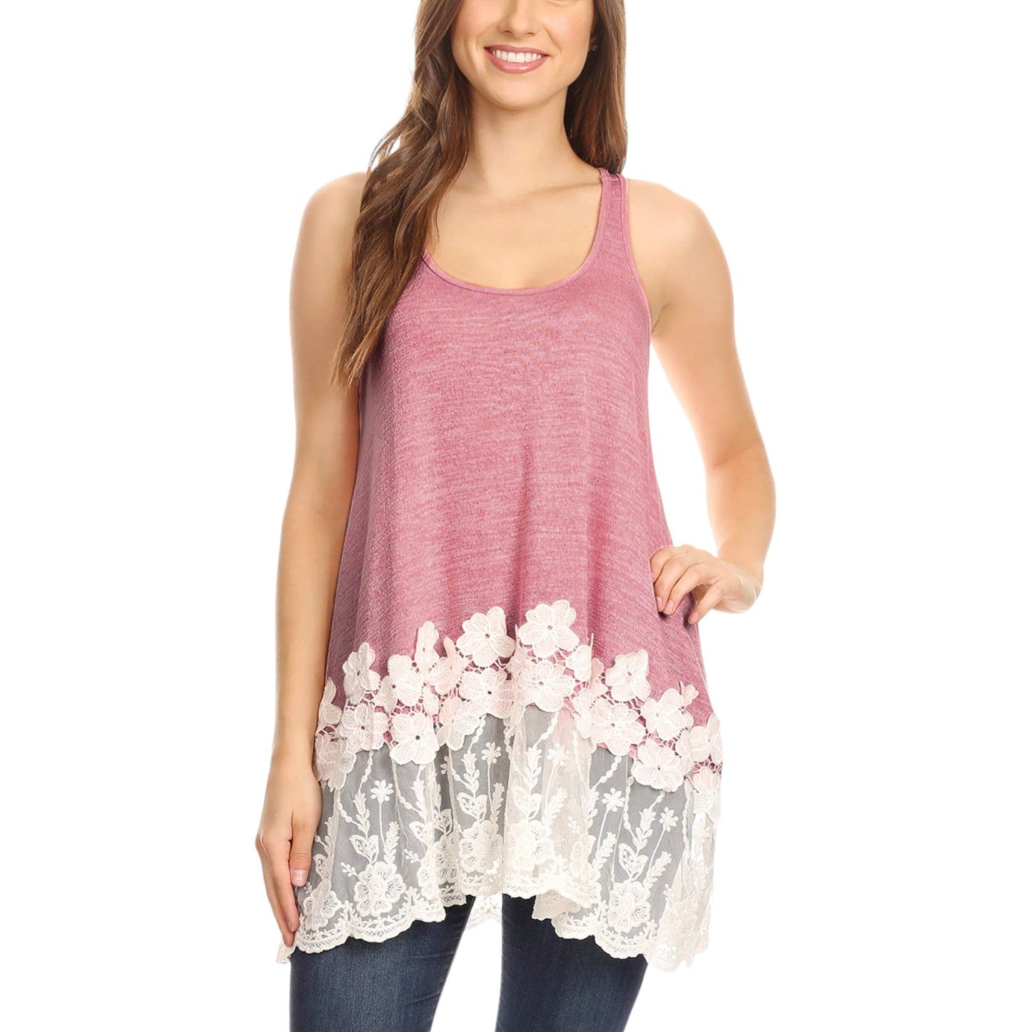 Catalina Embroidered Sleeveless Tunic