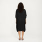 Crochet Trim Swim Cover Up Dress Loose Short Sleeve Lightweight Beach Kaftan