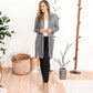 Casual Mesh Front Panel Cardi