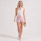 Sleeveless Button-Front Knit Cardigan Vest