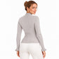Mock Neck Ribbed Knit Long Sleeve Slim Fit Pullover Sweater