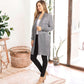 Casual Mesh Front Panel Cardi