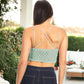 Floral Lace Bralette Crop Top