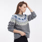 Fair Isle Crewneck Pullover Sweater
