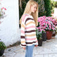 Striped Bell Sleeve Light Sweater