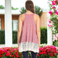 Catalina Embroidered Sleeveless Tunic