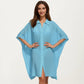 Button Front Swim Cover Up Shirt Dress Loose Lightweight Beach Kaftan