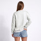 Exposed Seam Drop Shoulder Long Sleeve Pullover Sweatshirt