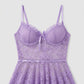 Floral Lace Underwire Lingerie Dress