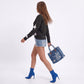 Star Print Crew Neck Long Sleeve Knit Pullover Sweater