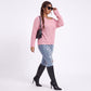 Plus Size Scoop Neck Relaxed Fit Knit Sweater