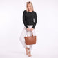 Ruffle Trim Button-Front Knit Cardigan