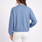 Quilted Full Zip Jacket with Collared Neckline