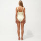 V-Neck Maternity One-Piece Swimsuit with Ruched Sides and Adjustable Straps