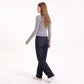 Layered Collar Ribbed Button-Front Cardigan Sweater