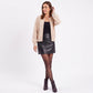 Open Front Knit Cardigan Sweater with Long Sleeves