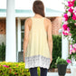 Catalina Embroidered Sleeveless Tunic